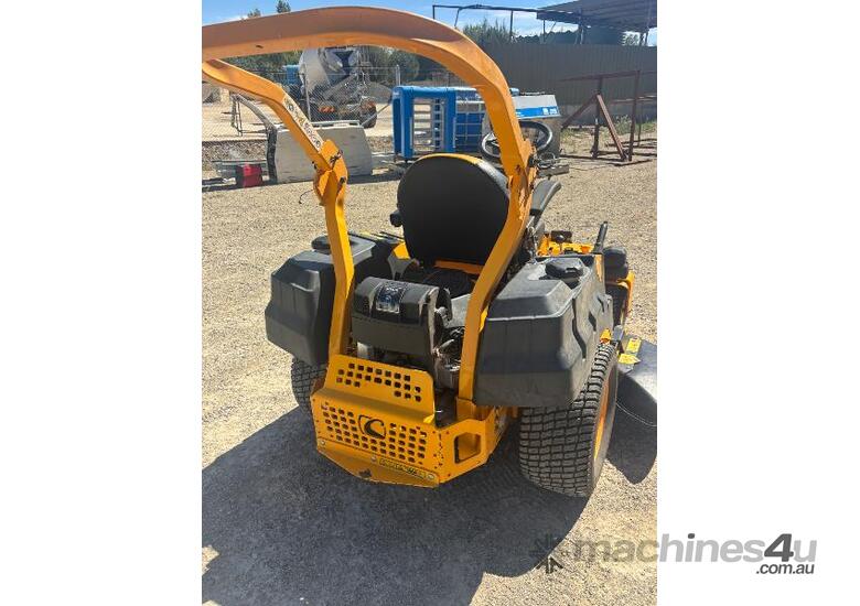 caption Zero turn lawnmower