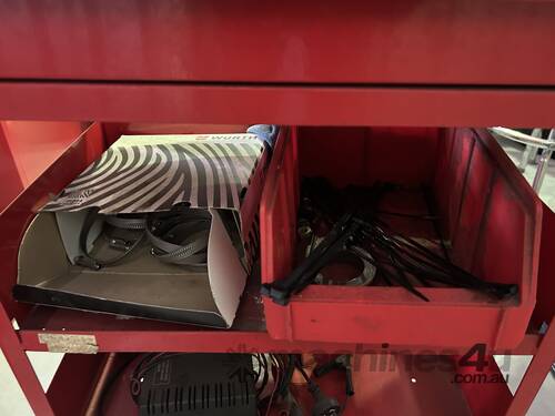 caption Wurth Stand with Draws and Contents