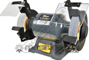 Industrial Bench Grinder HG-150 Supplied with 150mm Fine & Coarse Wheels 0.37kW 1/2HP Motor Power