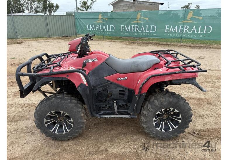 caption 2008 SUZUKI KINGQUAD 750AXI MOTORBIKE