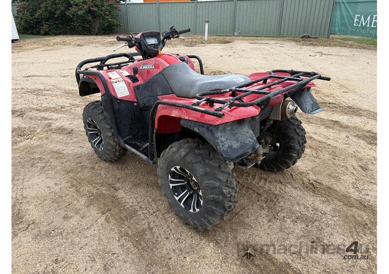 caption 2008 SUZUKI KINGQUAD 750AXI MOTORBIKE