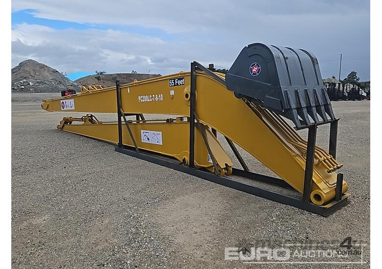 caption Unused 55' Long Front, Stick and Bucket to suit Komatsu Excavator PC200-7 / PC200LC-7 / PC200-8 / PC