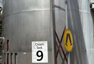 Insulated Stainless steel Cream tank,37kl capacity