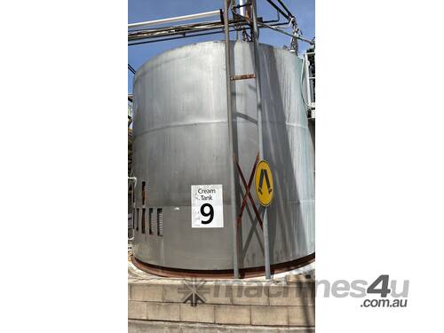 Insulated Stainless steel Cream tank,37kl capacity