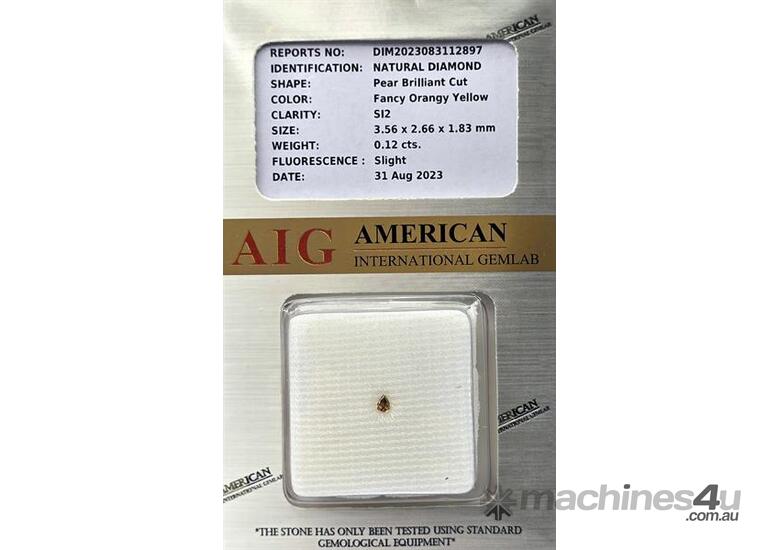 caption GEMLAB CERTIFIED COLOUR DIAMOND