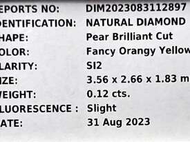 GEMLAB CERTIFIED COLOUR DIAMOND - picture1' - Click to enlarge
