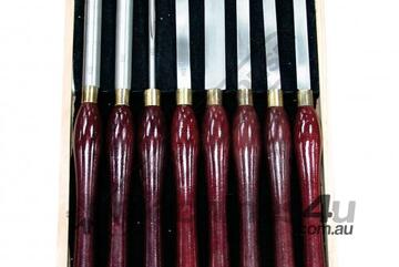 WT-8 HSS Wood Turning Tools - 8 Piece Set