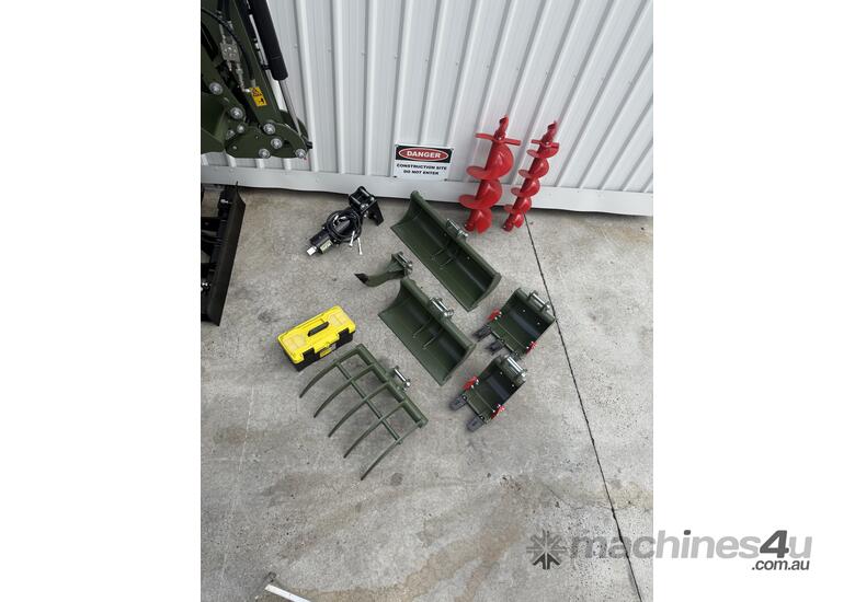 caption Mini Excavator 1.3 T HAIHONG CTX 8012 Pro Package Deal with 2 SPEED TRACKING!