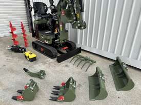 Mini Excavator 1.3 T HAIHONG CTX 8012 Pro Package Deal with 2 SPEED TRACKING! - picture1' - Click to enlarge