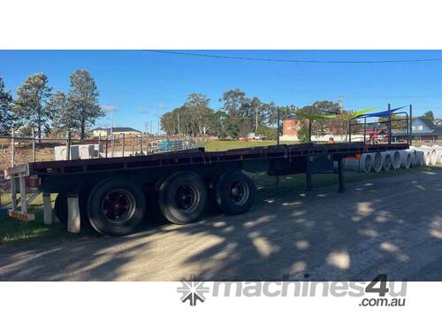 caption 1985 Freighter 40ft Flat Top Trailer