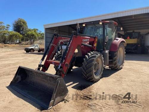 caption 2014 CASE IH MAXXUM 140 FWA TRACTOR