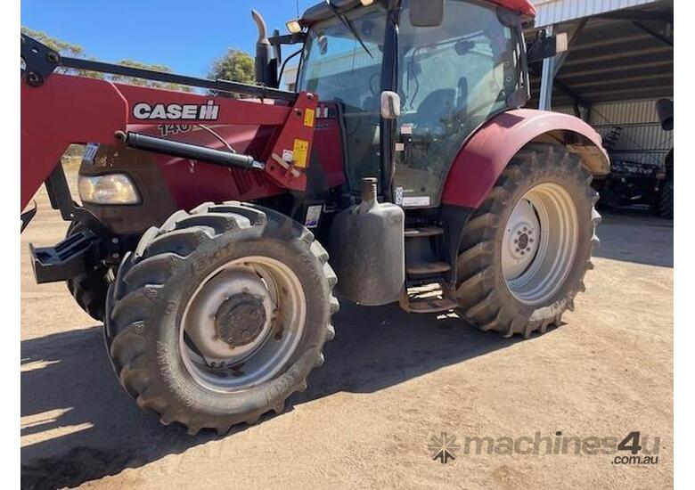 caption 2014 CASE IH MAXXUM 140 FWA TRACTOR