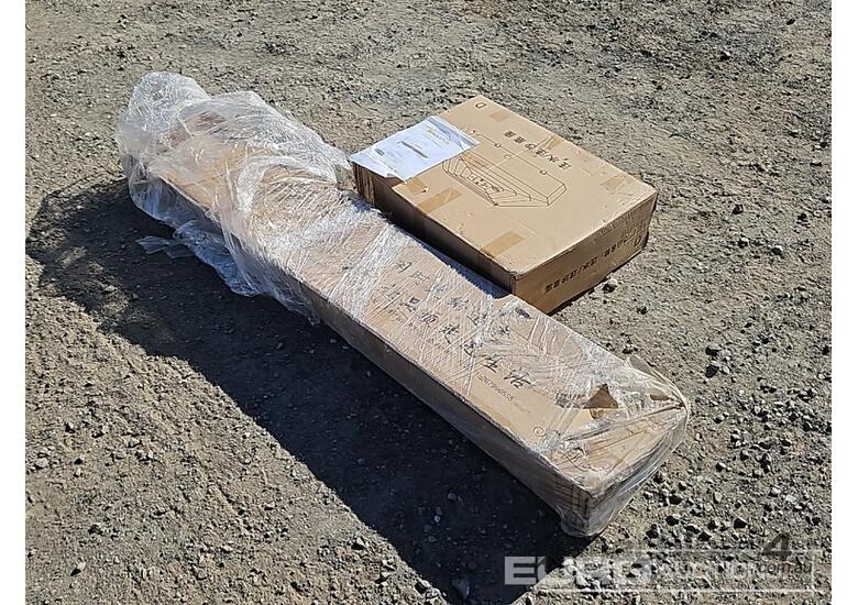 Unused XY Outdoor Awning, Awning, 360° Rotation, Thickened Carbon Steel Umbrella Pole 