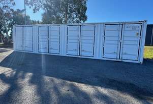 Container Shipping 40ft High Cube Side Opening 4 Door 1x Trip
