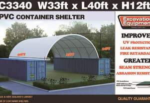Heavy duty 40ft Container Shelter, No End Wall