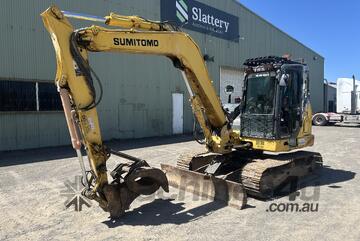 2020 Sumitomo SH80BS-6A 8t Excavator & Attachments (Ex-Council)