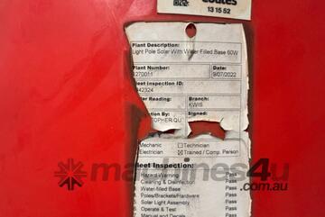 Solar Light Pole 60W with Water Filled Base