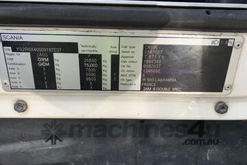 2015 Scania R560 6x4 Prime Mover