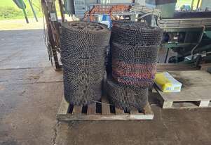 Pallet Of Nut Harvester Pin Wheels