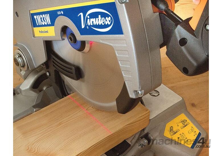 caption 300mm Tiltable Mitre Saw with Upper Table TM33W by Virutex