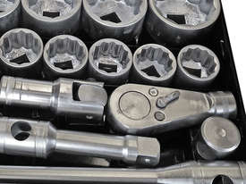 74020 - 21 PC 1'' SQ. DR. SOCKET SET SAE - picture0' - Click to enlarge
