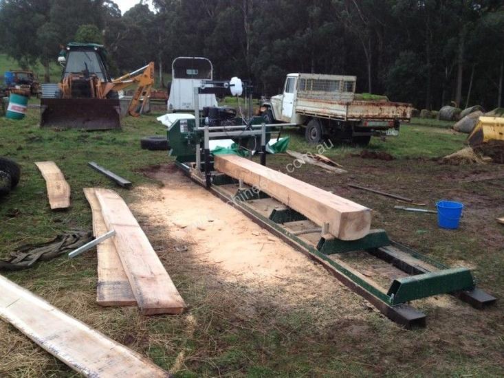 caption NEW PETROL DRIVEN SAW MILL