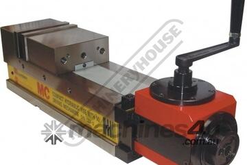 CHV-130V-D Safeway Compact Hydraulic Vice - Angle Drive 130mm Jaw Width 180mm Jaw Opening