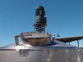 Stainless Steel Mixing Tank - Capacity 4,000 Lt. - picture1' - Click to enlarge