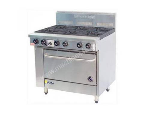 Goldstein 6 Burner Gas Top with Static Electric Oven