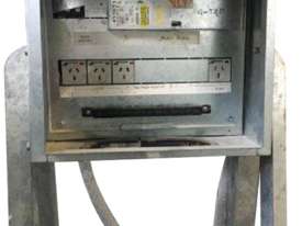On Site Temporary Switchboard Electrical Box 4 x 240 Volt Outlets on Stand - picture0' - Click to enlarge