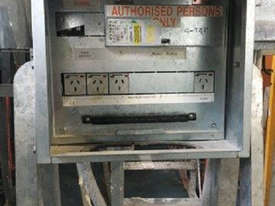 On Site Temporary Switchboard Electrical Box 4 x 240 Volt Outlets on Stand - picture2' - Click to enlarge