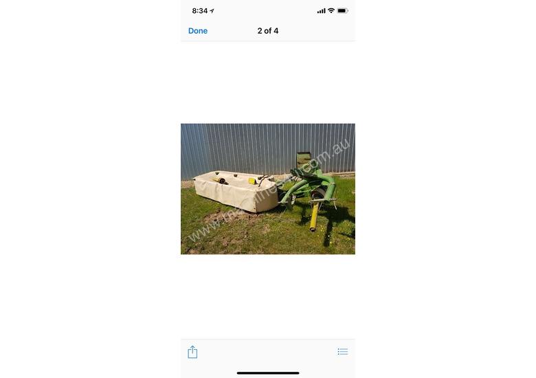 caption Krone AM283S Mower Hay/Forage Equip