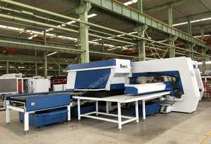 Yawei Turret Punch & Shear Combination with Material Library & Parts Sorting