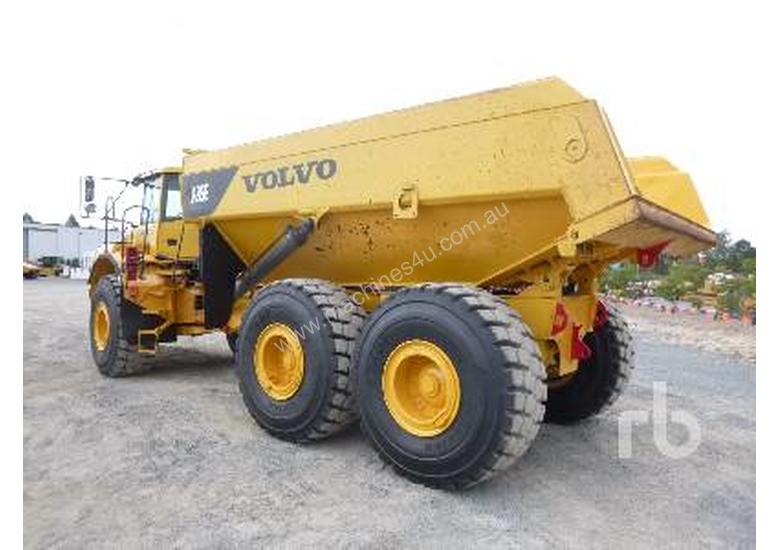caption VOLVO A35E Articulated Dump Truck