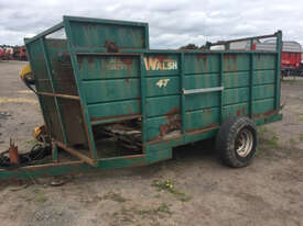 WALSH 4 TONNE Bale Wagon/Feedout Hay/Forage Equip - picture0' - Click to enlarge