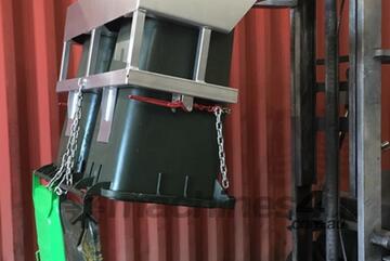 DHE-BLTD Forklift Bin Tipper Double Efficiently Two 240L Bins with Safe 180 Tipping Operation