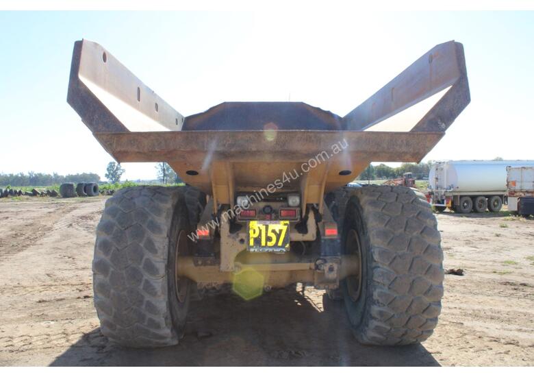 caption Caterpillar 740 Articulated Dump Truck