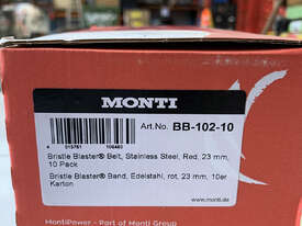 Monti Bristle Blaster Stainless Steel Belt 23 mm 10 PACK BB-102-10 - picture2' - Click to enlarge