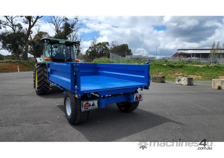caption STEWART TRAILERS EDGE 4 TIPPER DROP SIDE TIPPING TRAILER