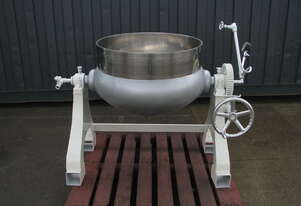 Stainless Steel Tilting Jacketed Cooker Kettle Bowl - 90L