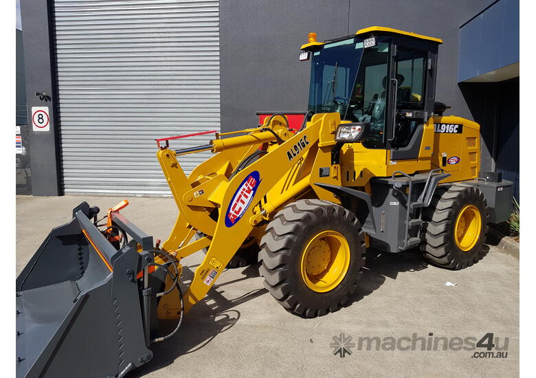 AL916C Wheel Loader | 4-Speed Transmission, Air-Conditioned & Heated Cabin, Suspension Seat