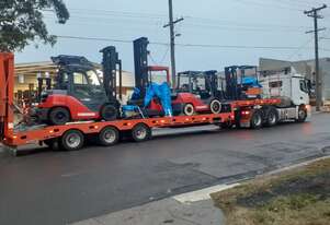 ACTIVE FORKLIFTS - Transport Service-Mecedes Prime Mover cart upto 22 ton NSW 9m low deck