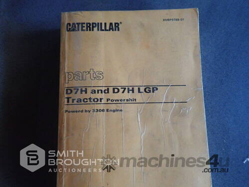 CATERPILLAR D7H SERVICE, PARTS, OPERATION & MAINTENANCE MANUALS