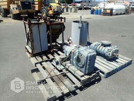 4 X PALLETS COMPRISING OF ASSORTED DRIVE MOTORS, TANK & HOPPERS - picture0' - Click to enlarge