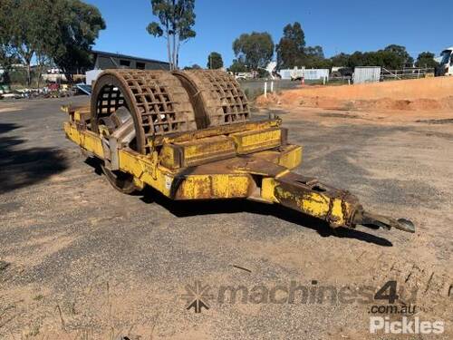 Hyster Grid Roller 1800mmx1600mm Drum, Over All Length 5400mmx2060mm, Bartlett Ball Hitch, Adjustabl