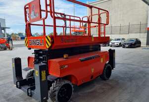 Dingli SC1218-E 2023 40ft Electric Rough Terrain Scissor Lift - 363kg SWL