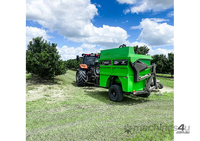 caption Tow Behind Macadamia Harvester - Exceptional Quality, Top of the Line, Best in the Market!