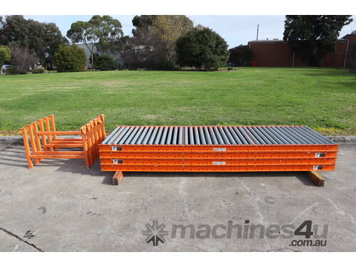 Roller Conveyor Set with Legs - 12m long Total