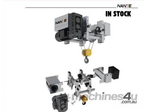 Nante NHA Series Wire Rope 3.2T Hoist & Trolley - Exclusive Distributor