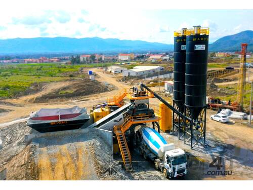 caption TURBOMIX-100 Mobile Concrete Batching Plant